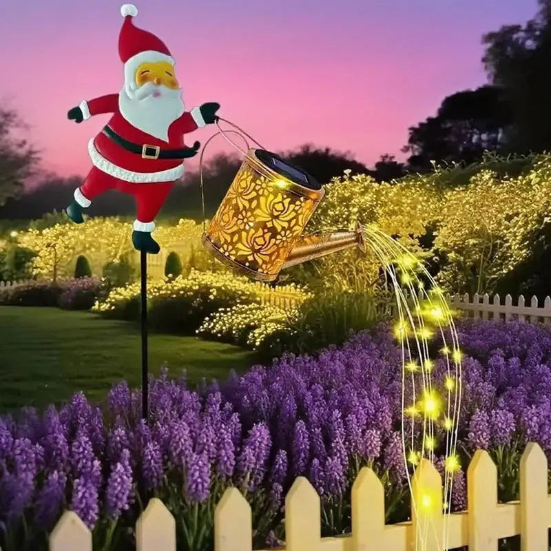 📢📢60% DESCONTO! 🎅Luminária Solar de Jardim do Pai Natal✨