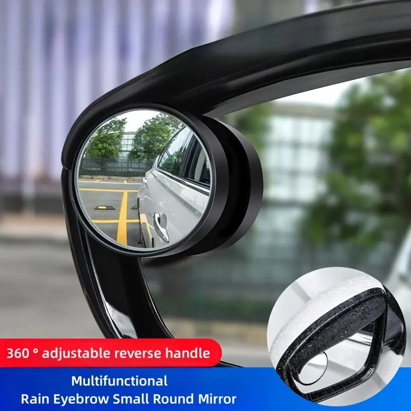 😍🚗【Acquista 1 e ricevi 1 gratis】👍Specchietto retrovisore per auto, regolabile a 360 gradi, piccolo specchio rotondo