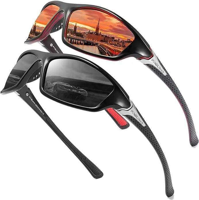 👓【Acquista 1 e ricevi 1 gratis】 Nuovi occhiali da sole polarizzati per la pesca e l'equitazione all'aperto, occhiali da sole protettivi che cambiano colore
