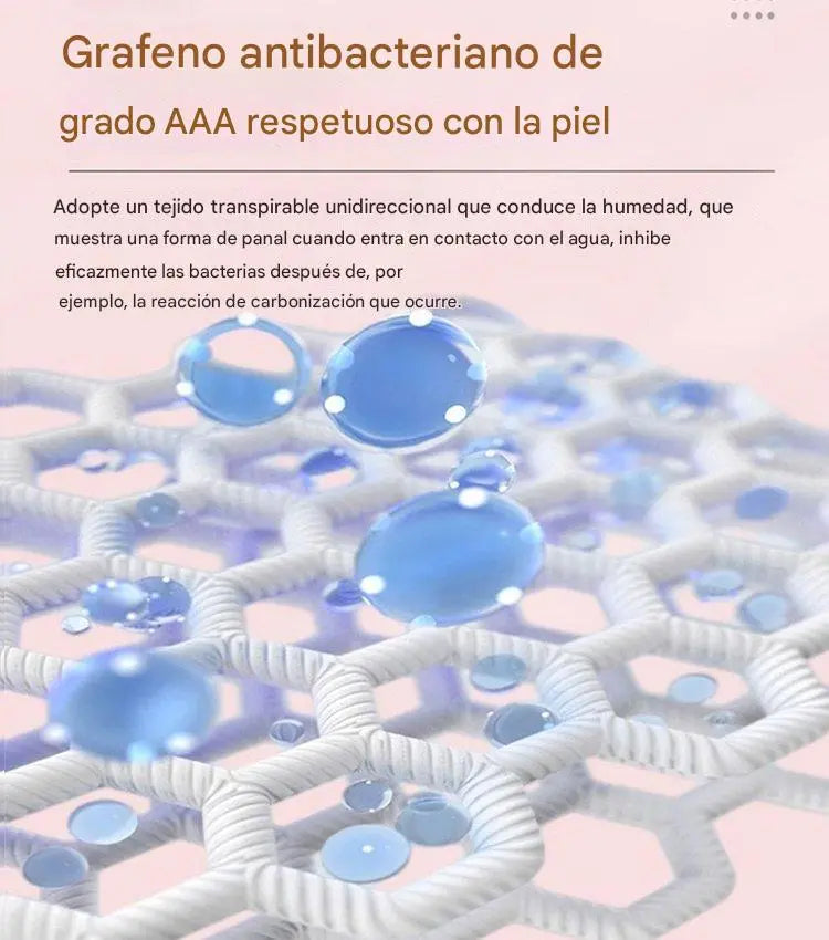 🔥🌈【5/10 peças】Almofada lavável de algodão antibacteriano e grafeno