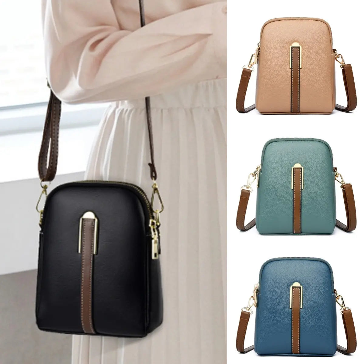 【Secondo pezzo a metà prezzo】👜 Nuova borsa a tracolla da donna in pelle PU alla moda 2025