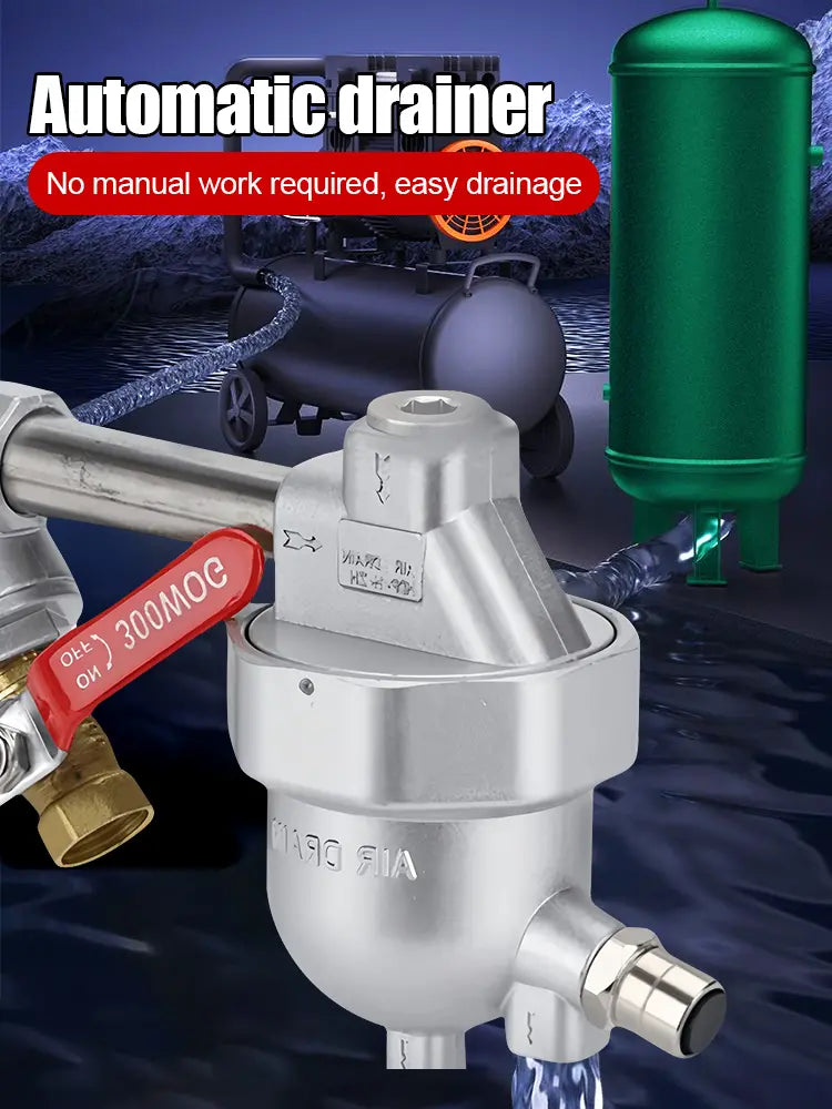 🧰Drenagem automática do depósito de ar e do compressor de ar.