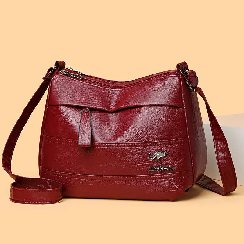 👜Nuova borsa a tracolla multistrato retrò con grande capacità, alla moda e versatile