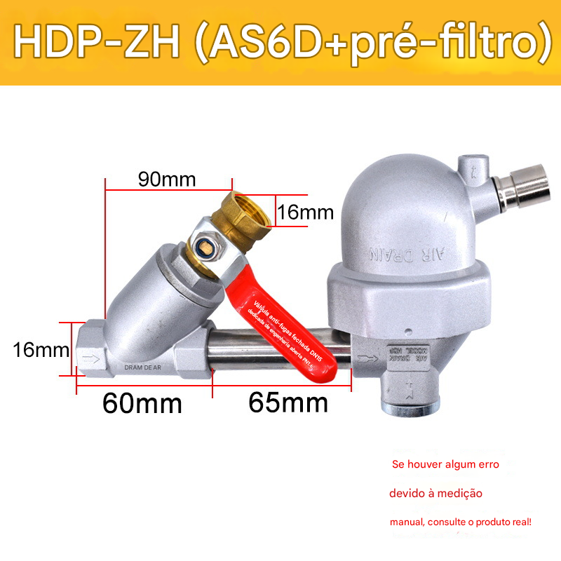 🧰Drenagem automática do depósito de ar e do compressor de ar.