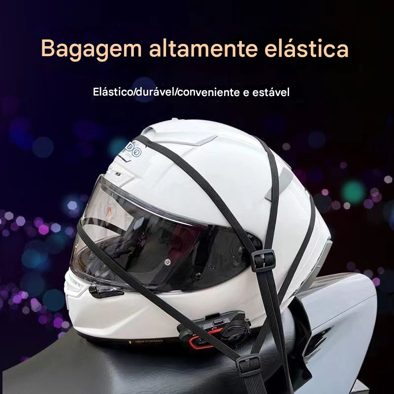 🏍️Cinghia di fissaggio multifunzionale per moto✅Corda elastica rinforzata e resistente all'usura