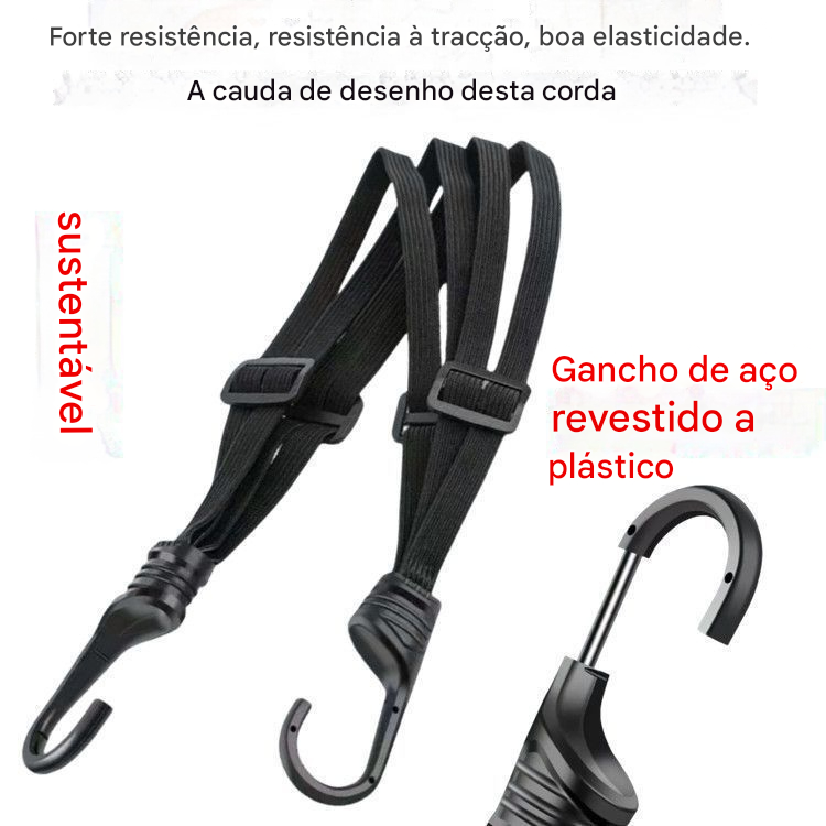 🏍️Cinghia di fissaggio multifunzionale per moto✅Corda elastica rinforzata e resistente all'usura