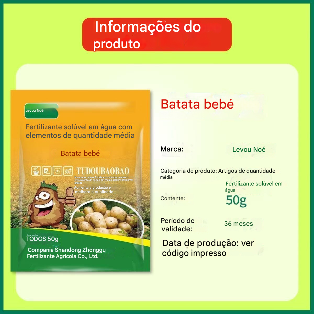 💥Super concentrato💥【5/10/20 sacchetti】"Magic Potato" Fertilizzante fogliare solubile per patate, arachidi, patate dolci, ravanelli, taro e cipolle: stimola le radici e aumenta le rese.