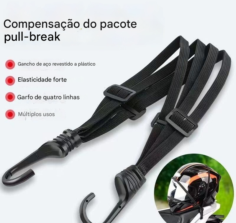 🏍️Cinghia di fissaggio multifunzionale per moto✅Corda elastica rinforzata e resistente all'usura