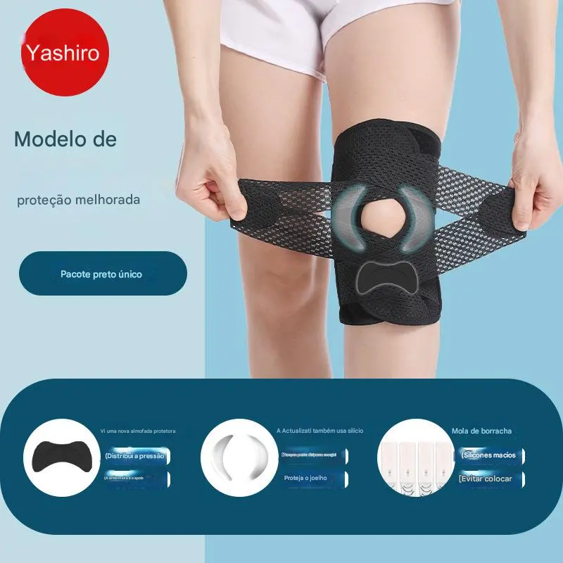 š¦µć2 pezzi 1 paioć Ginocchiere a doppia molla, adatte per corsa, ciclismo, gioco con palla e altri sport