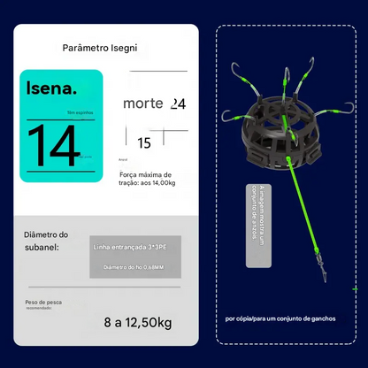 🔥🎣Nuovo amo da pesca sportiva per esterni con fondo esplosivo inverso