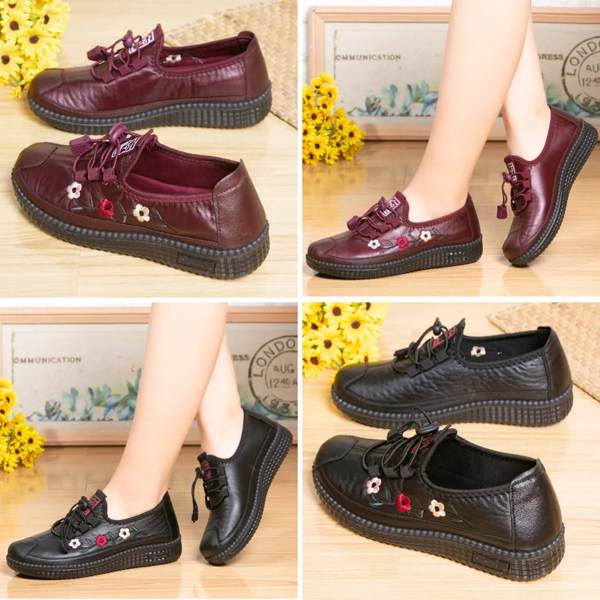 ⭐️【36-41】🔥Calçado casual para mulher, moderno e confortável, com sola macia, antiderrapante e impermeável.