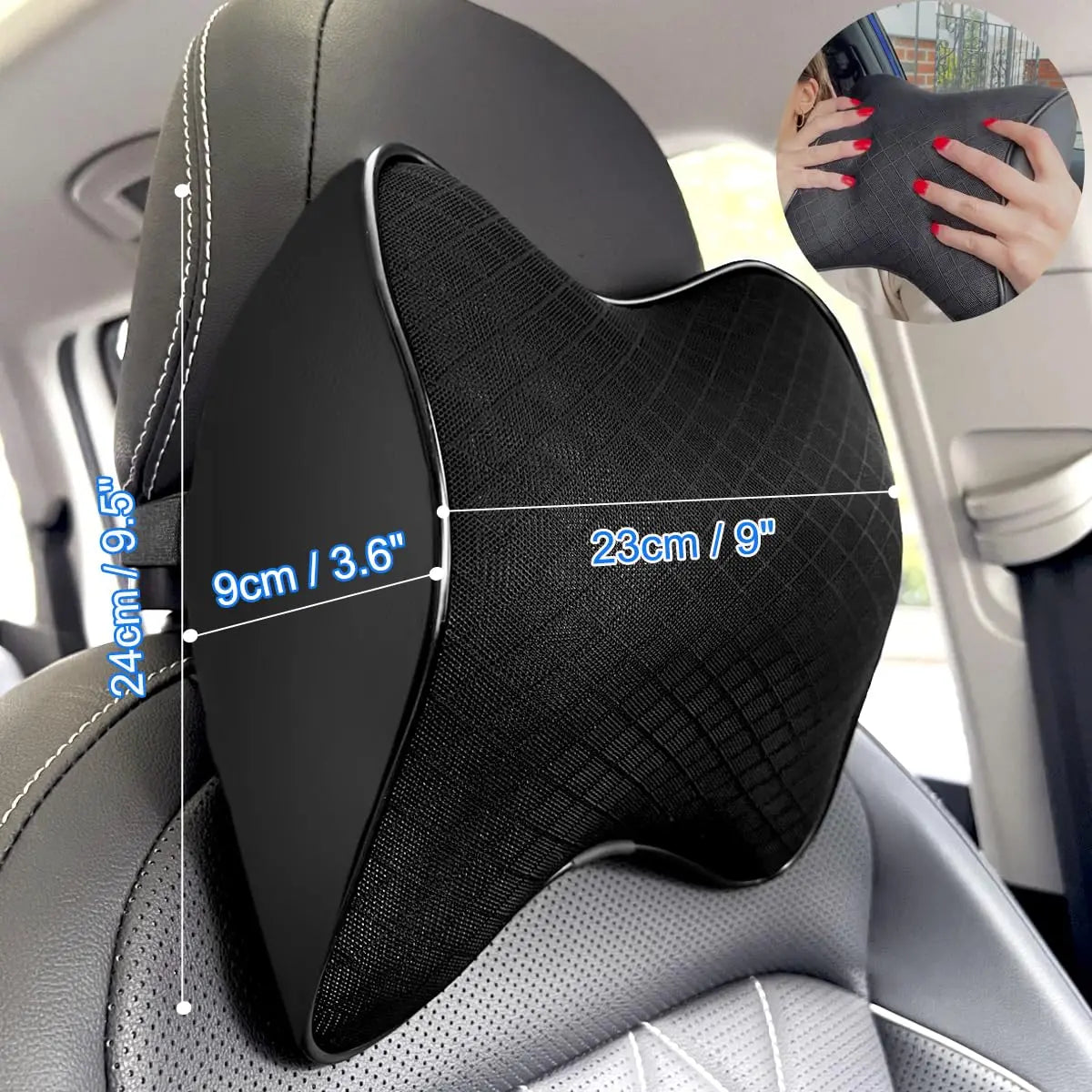 🚗🔥Cuscino per auto con protezione per il collo in memory foam