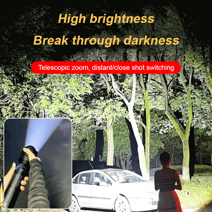 Neues Outdoor-Patrouillenlicht, leistungsstarke Taschenlampe mit großer Reichweite