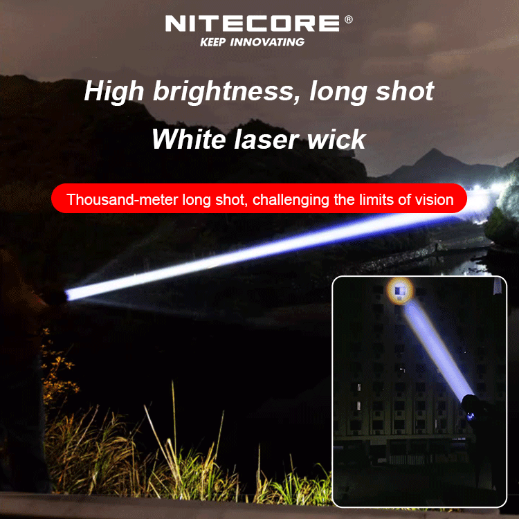 Neues Outdoor-Patrouillenlicht, leistungsstarke Taschenlampe mit großer Reichweite