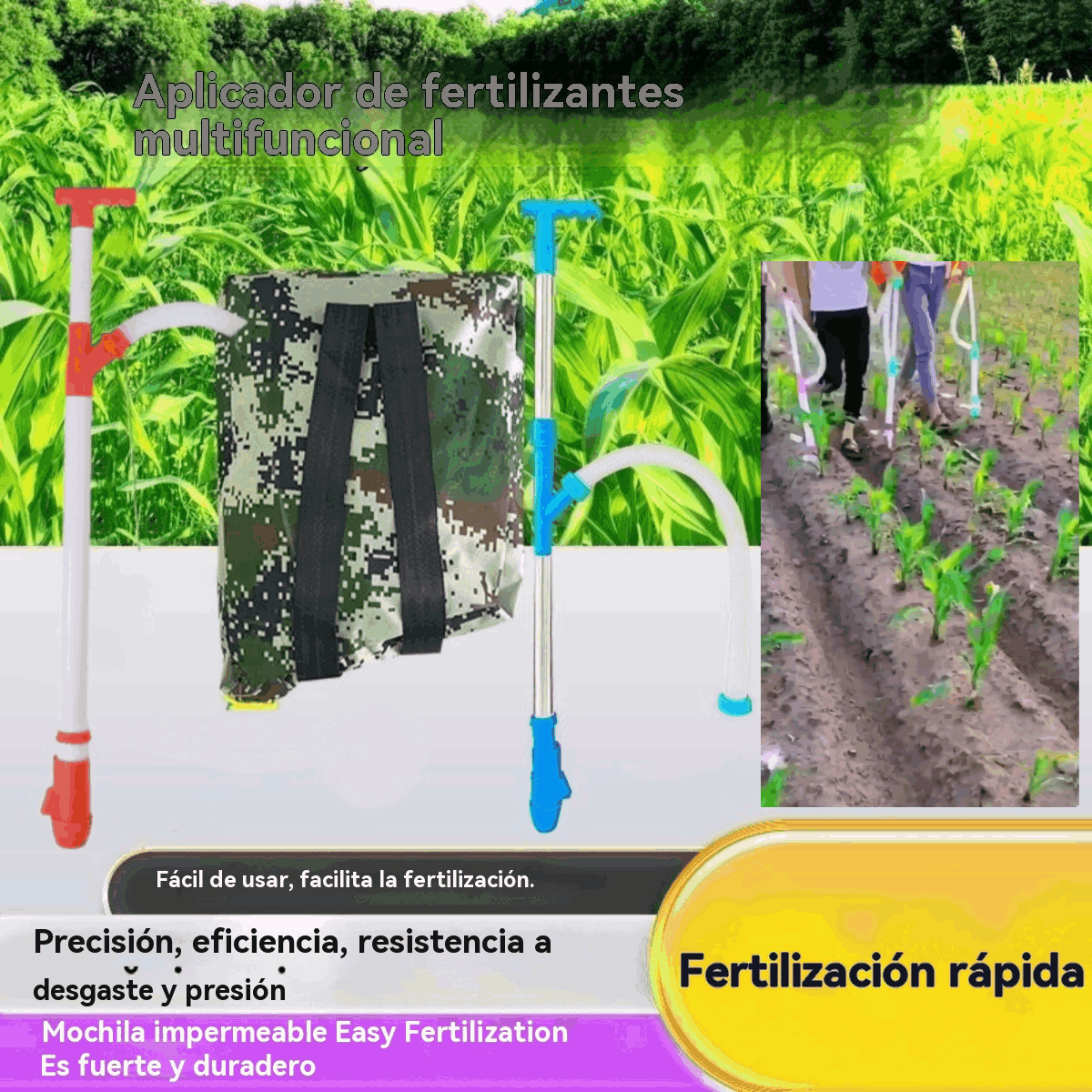 🔥🔥Aplicador automático multifuncional de fertilizantes agrícolas para mochila