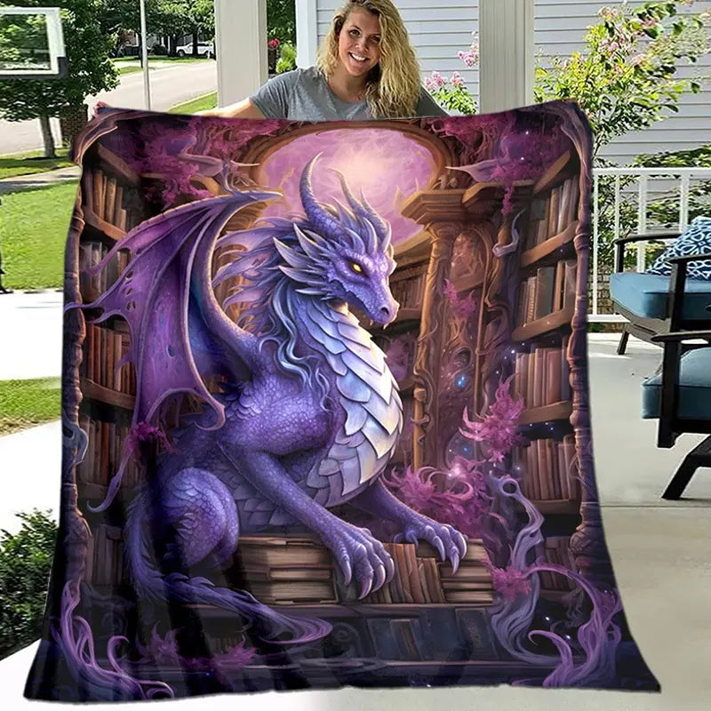 🔥Manta de flanela com estampado xadrez (Vários tamanhos disponíveis)