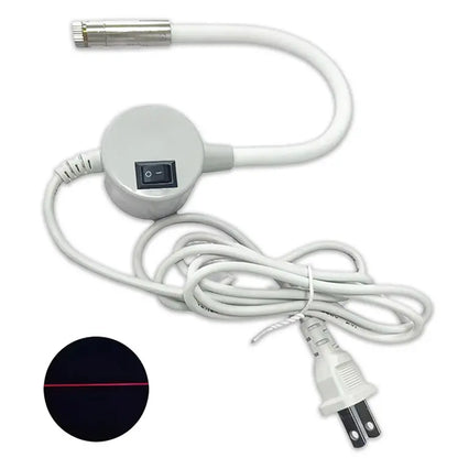 🧵✨Luz laser infravermelho magnético para posicionamento de máquinas de costura.