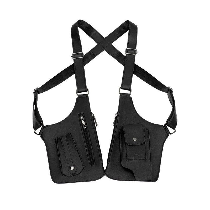 🔥OFERTA IMPERDÍVEL 2026! 🔥Bolsa dupla a tiracolo com vários bolsos e acabamento anti-riscos