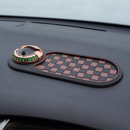 🚗Tapete antiderrapante para automóvel, suporte para telemóvel, suporte para óculos de sol para navegação automóvel, indicador de estacionamento, suporte para comando central.