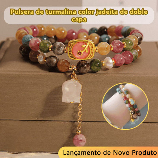 🌸✨Bracciale in tormalina colorata naturale