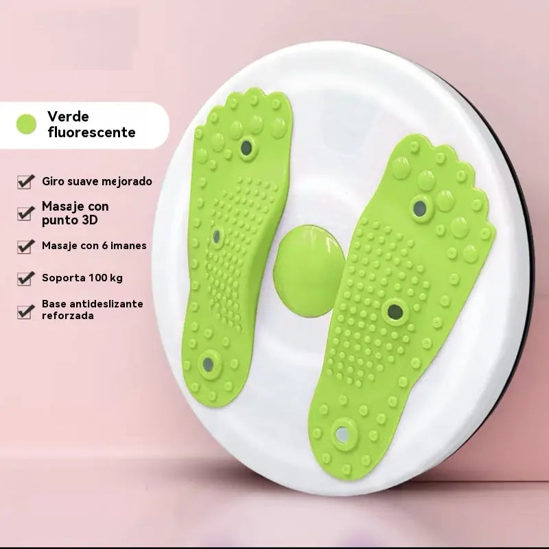 🏃💃Grande máquina de massagem corporal com torção da cintura e tração magnética para perda de gordura