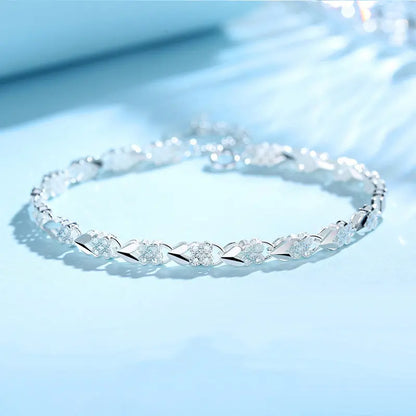 💖Nova e moderna pulseira de prata de lei 925 para mulher🍀