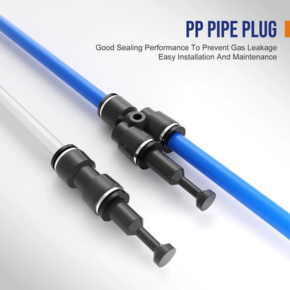 🔥✨Kit de Conector de Linha de Ar Pneumático de 1/4 de Polegadas com Conector Rápido ⚡🔧