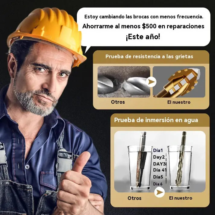 🔥Promozione 2025🔥Set di punte eccentriche per trapano a 4 taglienti per impieghi gravosi