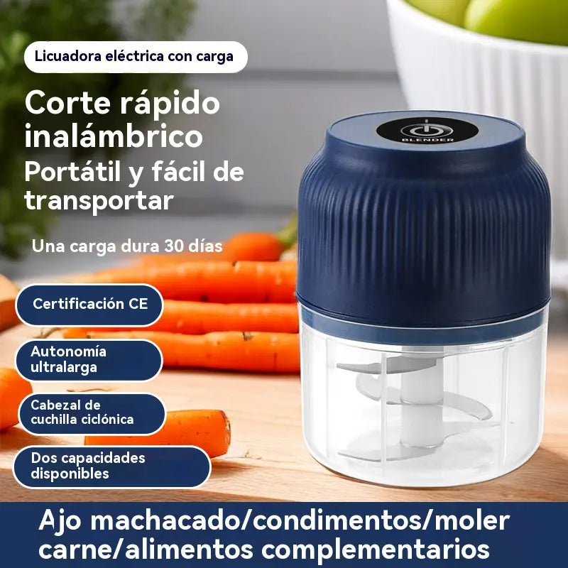 ✨⚡ Picador de Carne Elétrico Multiusos | Pica alho facilmente, mói carne rapidamente, design recarregável 🍖🧄