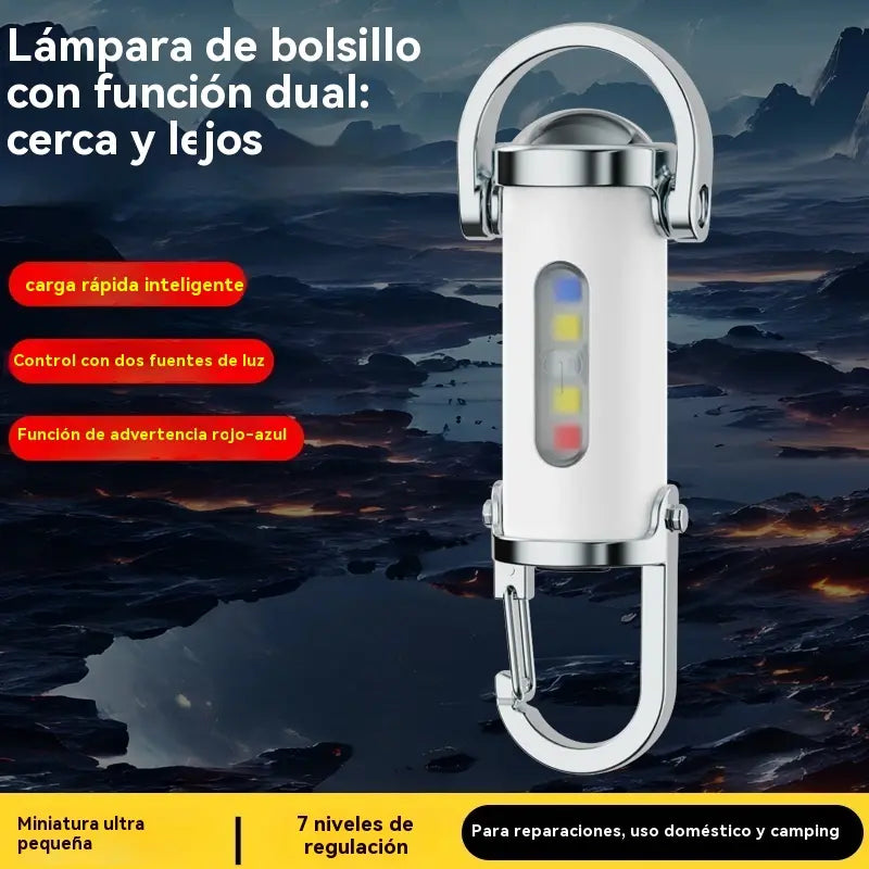🔥Grande oferta🔥Mini lanterna de porta-chaves super brilhante e à prova de água com 8000 lúmens de potência