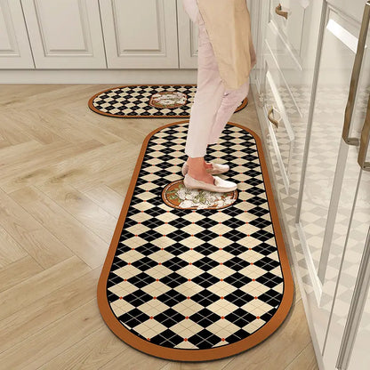 💥Oferta por tempo limitado💥Novo tapete de cozinha em terra diatomácea, absorvente de água, antiderrapante e resistente à sujidade