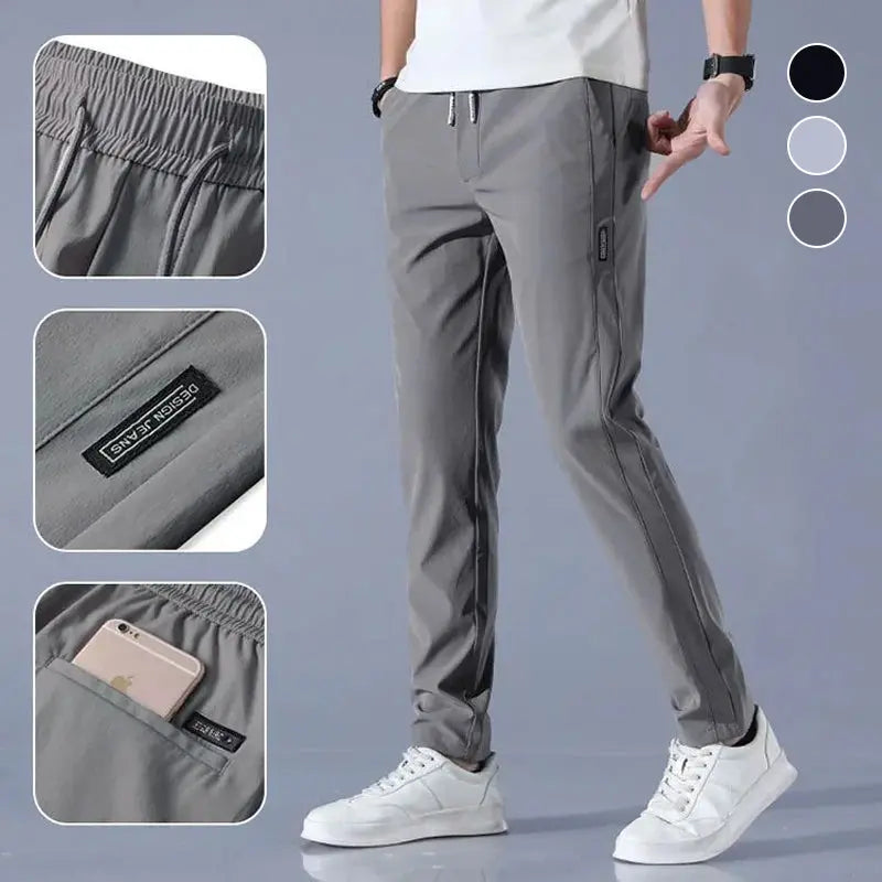 😎【M-5XL】2025 Nuovi pantaloni casual elastici da uomo