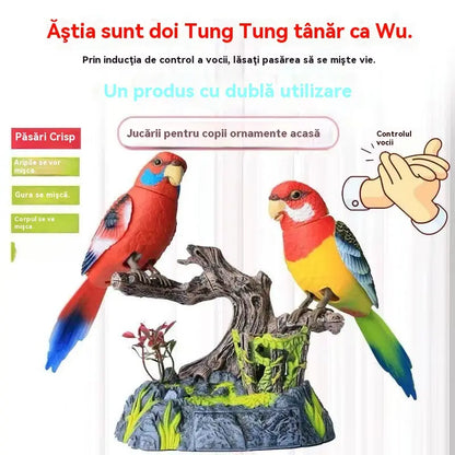 🔥【SCONTO DEL 39%】Decorazioni per uccelli a controllo vocale