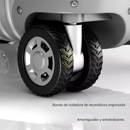 🛒Capa de borracha para roda de bagagem