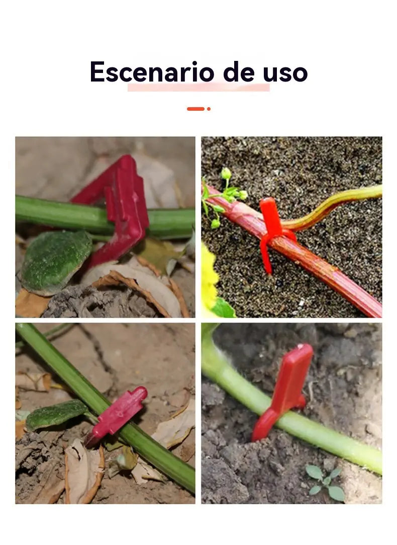 🍀【100/200 pezzi】🍃Forcella di fissaggio per striscia gocciolante, forcella di fissaggio per tessuto per tosaerba