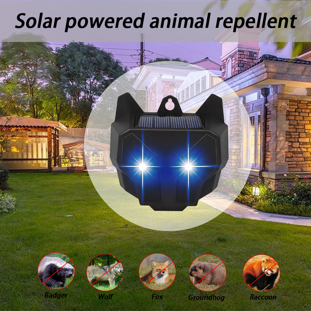🔥Sadový rybník ryžové pole solarny odpudzovač vtákov zvukový e svetelný allarme 