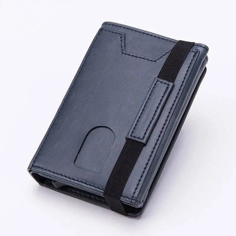 🎁Carteira RFID em pele anti-roubo de grande capacidade.