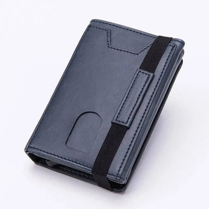🎁Carteira RFID em pele anti-roubo de grande capacidade.