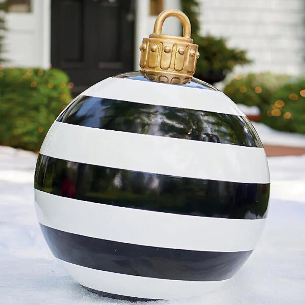 🎃🎅【Compre um e leve outro grátis】👻🎄 Bola Decorativa Insuflável em PVC para Uso Exterior – Perfeita para o Halloween e o Natal
