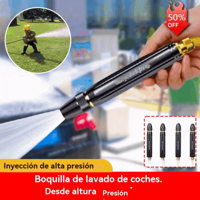 💧🚗Novo bocal de lavagem de alta pressão para automóveis, universal para regar flores, lavar automóveis e limpar pavimentos.