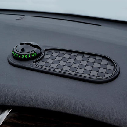 🚗Tapete antiderrapante para automóvel, suporte para telemóvel, suporte para óculos de sol para navegação automóvel, indicador de estacionamento, suporte para comando central.