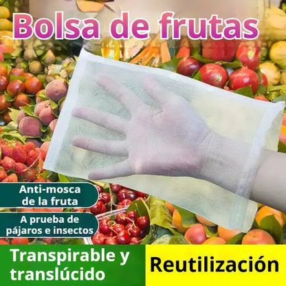 【50 peças】Rede contra insetos para moscas da fruta, rede de proteção para árvores e pássaros, sacos de rede para jardim para proteger flores, plantas, frutas e legumes