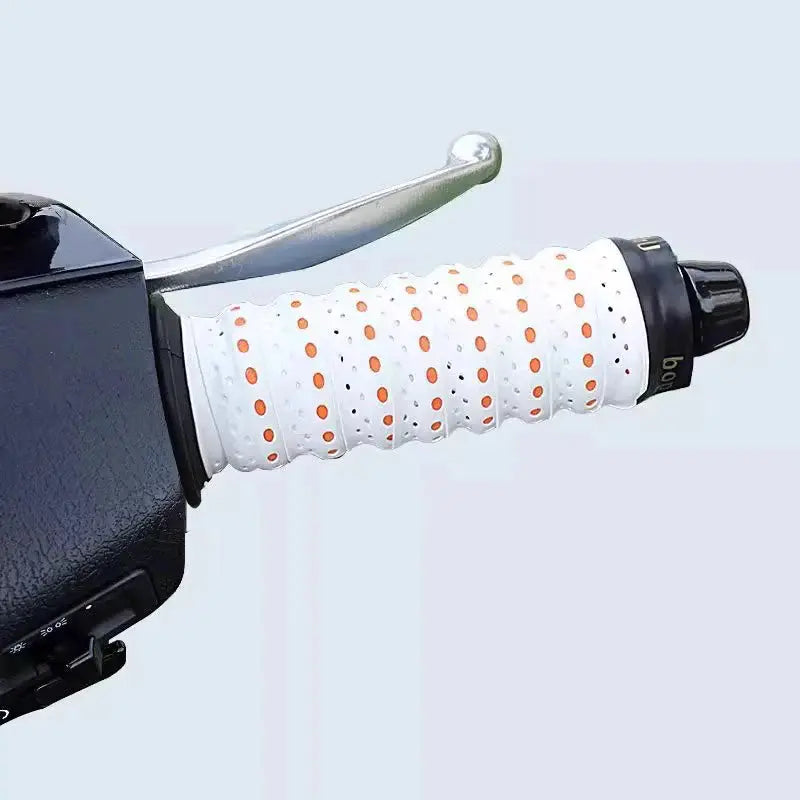 💯Fita de silicone macio antiderrapante para guiador de moto/bicicleta