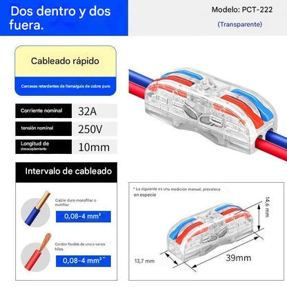 【30/60 pezzi】Connettore per cavi elettrici multifunzionale