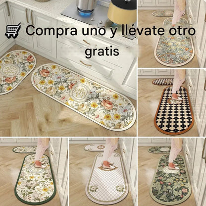 💥Oferta por tempo limitado💥Novo tapete de cozinha em terra diatomácea, absorvente de água, antiderrapante e resistente à sujidade
