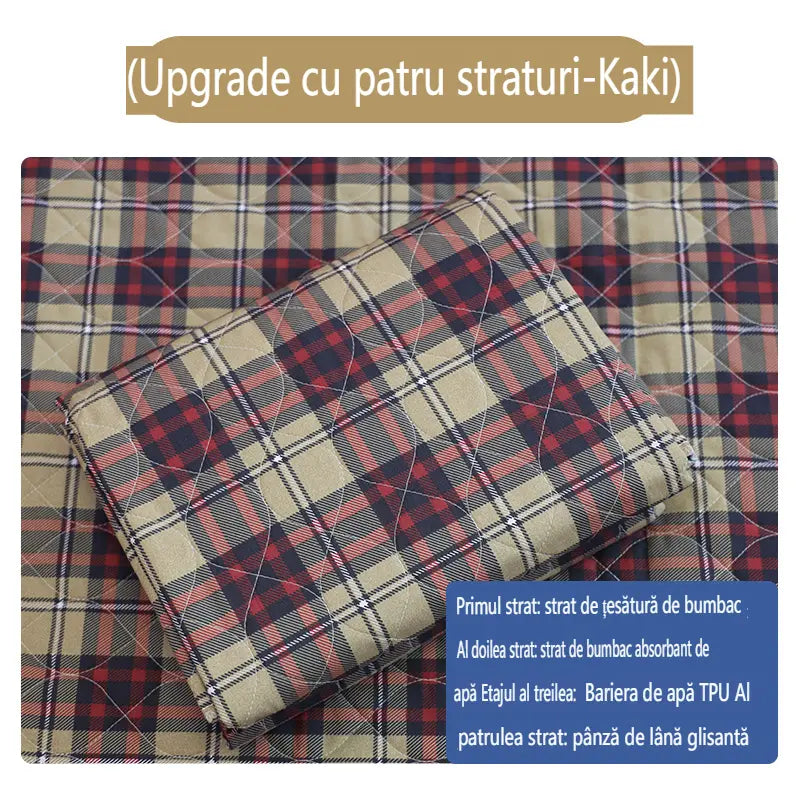 🛌Absorvente para fraldas geriátricas lavável de quatro camadas e respirável