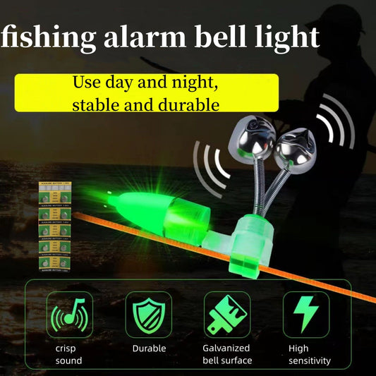 🎣【10/20/40 kusov】 Nočný rybársky prút Campana di allarme con luce fluorescente 