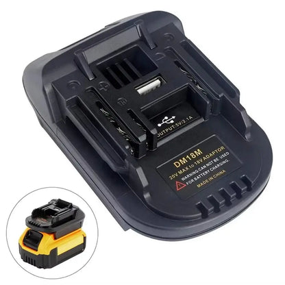 ⚡Adaptador de bateria de lítio para ferramentas de bateria de 18 V