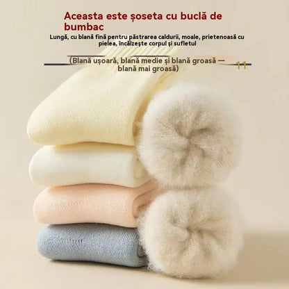 🔥【Compre 6 e leve 6 grátis】🧦Meias grossas de lã quente para o inverno, meias super grossas, quentes e elásticas, tamanho 35-42