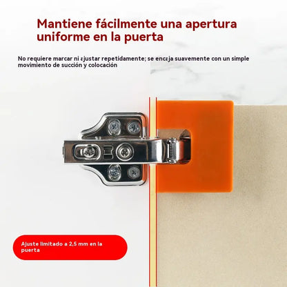 【Compre 2 e leve 2 grátis】Posicionador auxiliar de instalação rápida de dobradiças; uma ferramenta essencial para a instalação de portas e armários.